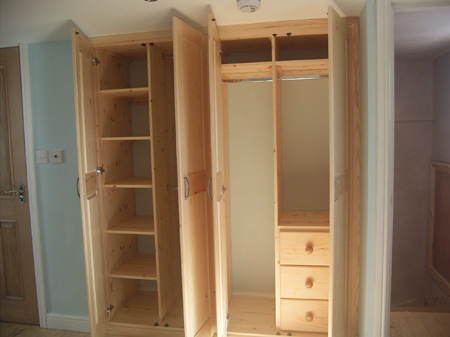 Fitted bedroom furniture